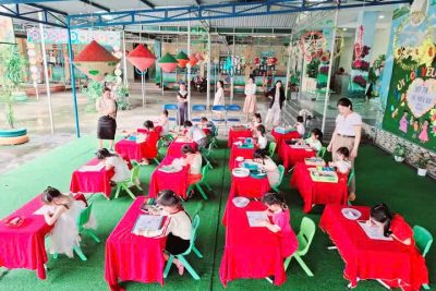 TRƯỜNG MẦM NON BÌNH TRUNG TỔ CHỨC HỘI THI “ BÉ KHÉO TAY” CẤP TRƯỜNG